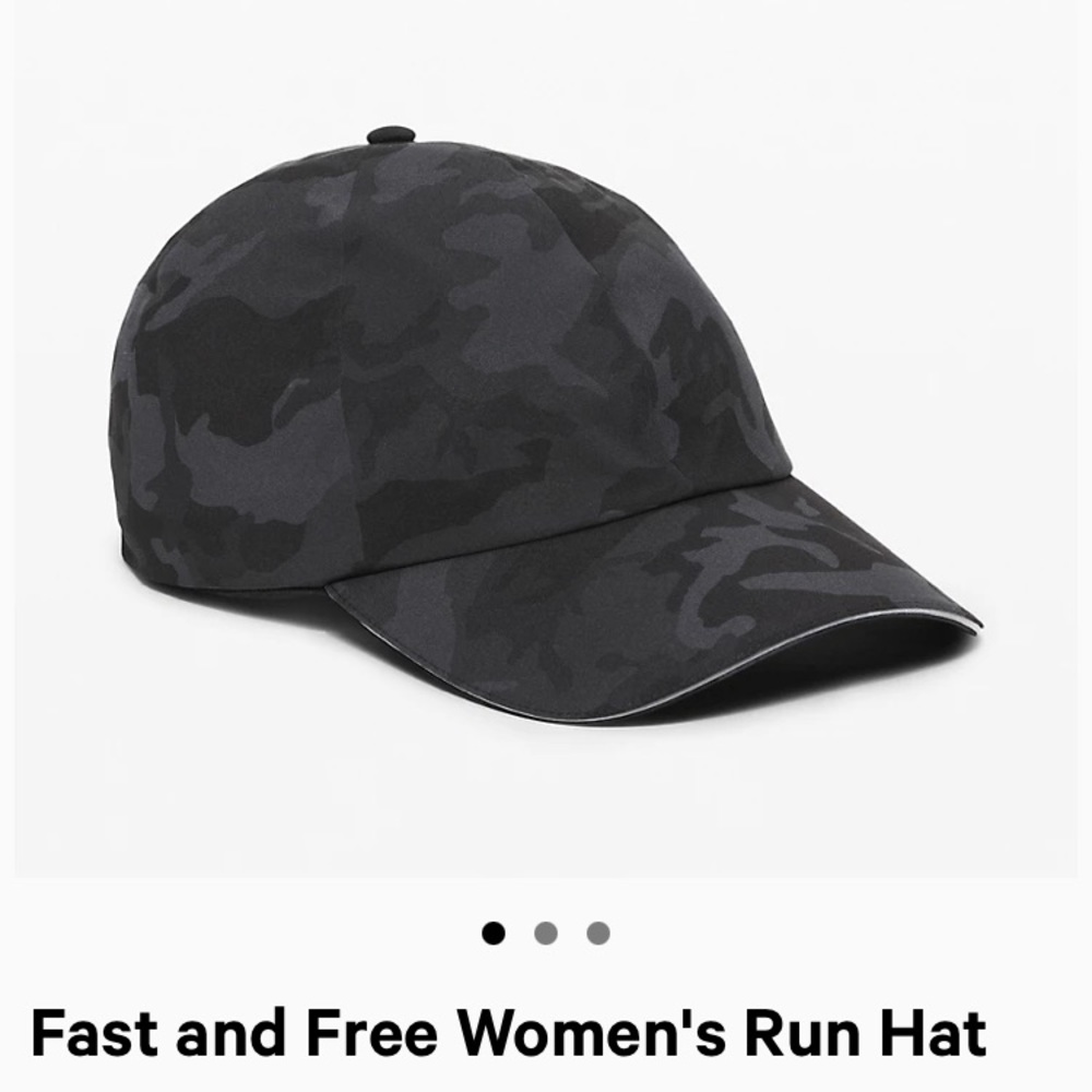 LULULEMON FAST & FREE HAT! Hardly worn!